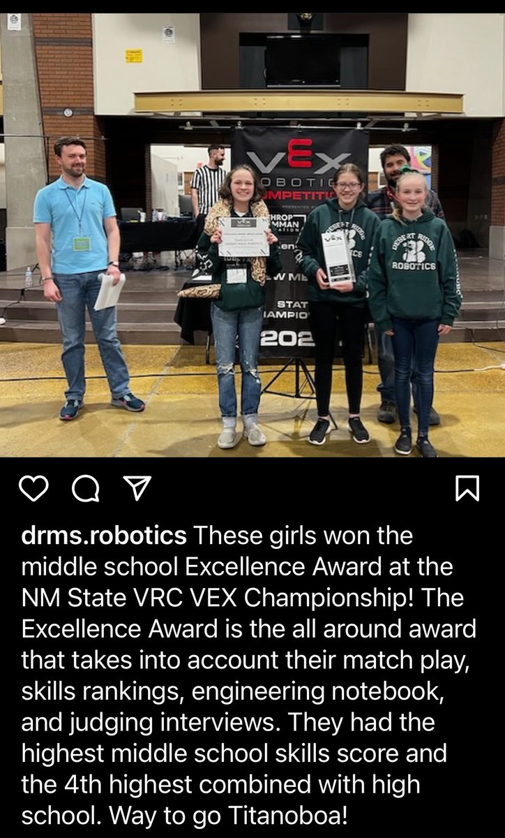 Great job!!! 👏 ⁦<a href="/DRMSMath7/">Laura Williams</a>⁩ ⁦<a href="/ABQschools/">Albuquerque Public Schools</a>⁩ ⁦⁦@APSMidSchools⁩ ⁦<a href="/Chris_APSMS/">Chris Sanchez</a>⁩ ⁦<a href="/JoJoGrano/">JoJo Grano</a>⁩