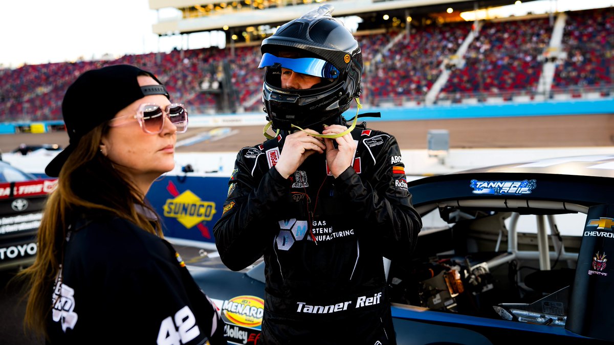 vegasfastmedia's tweet photo. Arca Menards series West 2024
General Tire 150
Phoenix Raceway

Cook Racing Technologies #42
Tanner Reif Starting Grid

#arcawest #arca_racing #phoenixraceway
@Tanner_Reif @TannerReif #CookRacingTechnologies
#teamchevy #motorsportphotography #photography #Motorsport https://t.co/7LRFCmx0KS