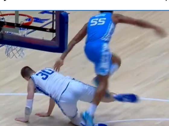 Typical Duke: Kyle Filipowski Is Now Purposely Tripping Opponents After Miraculously Recovering From His Career-Ending Court Storming Injury bars.tl/3506357