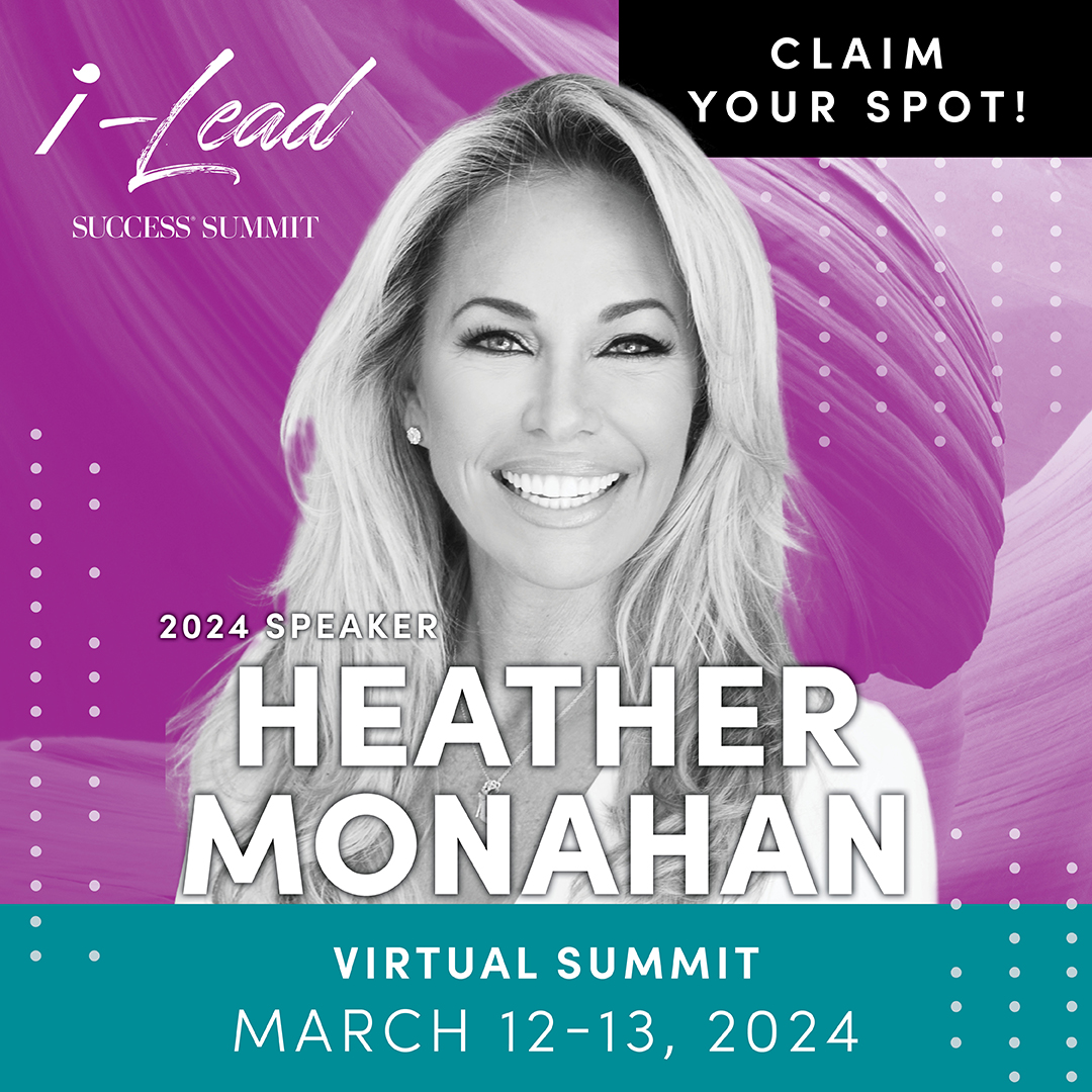 Unlock your inner confidence with Heather Monahan at the i-LEAD SUCCESS® Virtual Summit (March 12 & 13). Transform into the woman you’re destined to be by reserving your spot now! 👏 ilead.success.com 

#iLEADsummit #SUCCESSmagazine #LearnGrowConnect