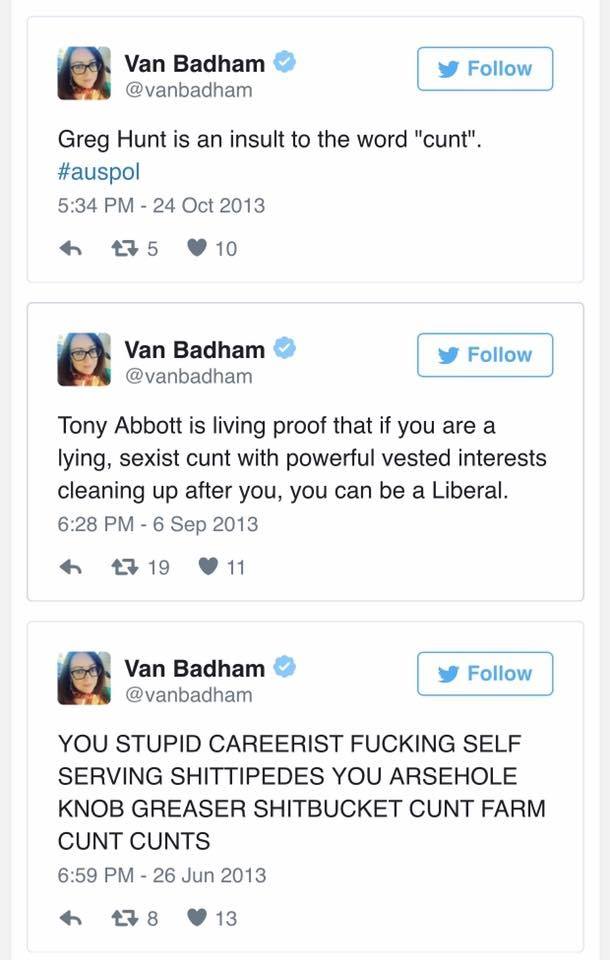ZSRenn's tweet photo. @news_australian I have nothing but memories.
#auspol #vanbadham https://t.co/TwnZnM1Mik