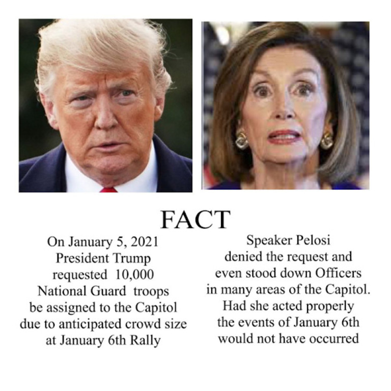 Here are the facts, Trump offered Nancy Pelosi 10K National Guard troops on (J5), but she rejected it and Liz Cheney withheld this evidence from the American people Who else wants Trump to appoint a Special Counsel to go after everyone in this govt who took part in the J6 hoax