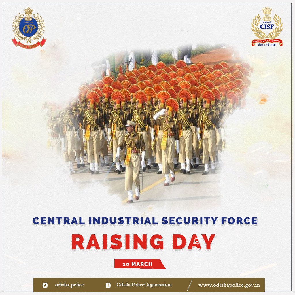 Best wishes to all personnel and families of @CISFHQrs on the occasion of #CISFRaisingDay. We are indebted to your courage, determination and commitment to protect our nation.