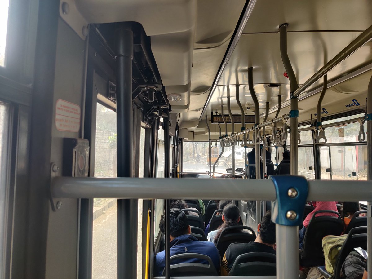 The thrill of taking the electric @BMTC_BENGALURU bus is awesome!! #publictransport