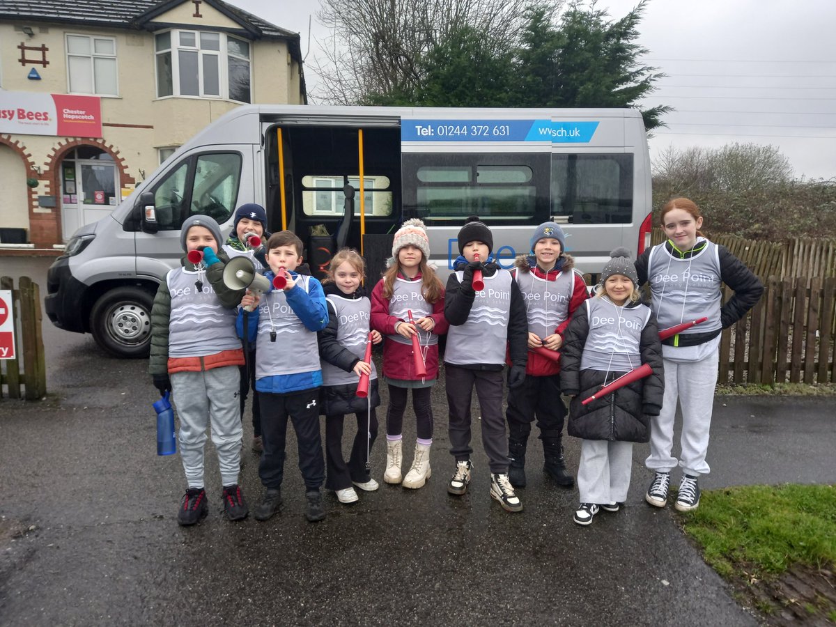 The cheering team are ready for the Chester 10k. Regardless of the weather our running club are ready for you. Plenty of noise and a few sugary treats to keep you going @chestermarathon @ShitChester @wearechester @BBCNWT