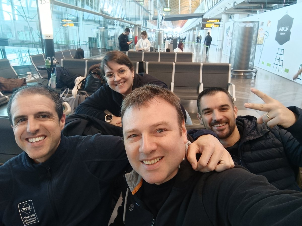 Demian A. Raschkovan (@demian_rasko) on Twitter photo <a href="/AXAZURE/">AXAZURE</a> Team starting flights to #Seattle #MVPSummit #MVPBuzz
<a href="/MarPedroche/">Mar Pedroche</a> <a href="/_Gilabert_/">Antonio Gilabert</a> <a href="/juanan169/">Juan Antonio Tomás</a> <a href="/AXAZURE/">AXAZURE</a> Team starting flights to #Seattle #MVPSummit #MVPBuzz
<a href="/MarPedroche/">Mar Pedroche</a> <a href="/_Gilabert_/">Antonio Gilabert</a> <a href="/juanan169/">Juan Antonio Tomás</a>