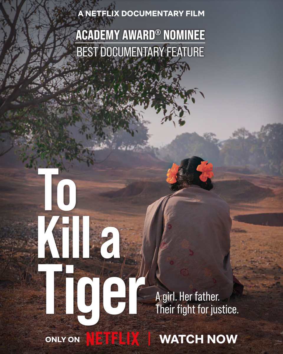 A real tale of courage, resilience and grit in the face of adversity- now an Academy Award nominee for Best Documentary Feature 🔥🙌

To Kill A Tiger, now streaming, only on Netflix!
#ToKillATigerOnNetflix @ToKillATigerDoc #StandWithHer @NishaPahuja