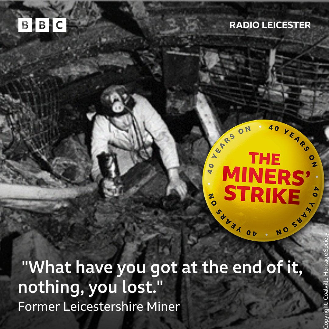 Hear the real story of the miners strike, from the people who lived it: bbc.in/4cb2iG3
Our exclusive new series explores the story of 'The Dirty Thirty', the only Leicestershire miners to go on strike in 1984.
