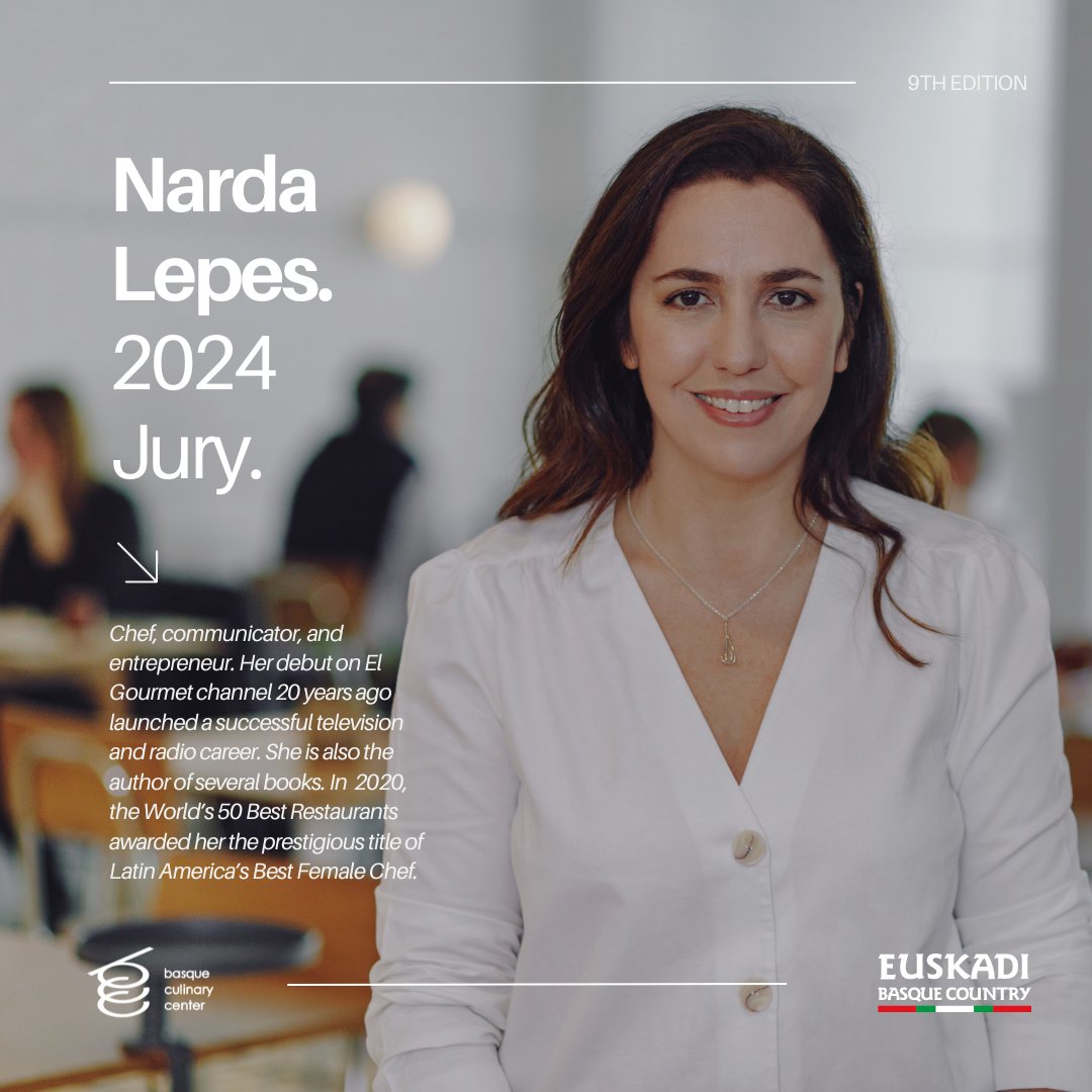 Gure epaimahaia ⚖️ ezagutzeko garaia da. Aurten Perun 🇵🇪 elkartuko dira, gastronomiaren bidez gizartea eraldatzen duen sukaldari bat saritzeko . ➡️ Gaur: Pía León, @gaston_acurio y @NardaLepes. 👩‍🍳👨‍🍳 #foodforchange #bculinary #BCWP #euskadi #basquecountry #bcwp2024 #bcwp24