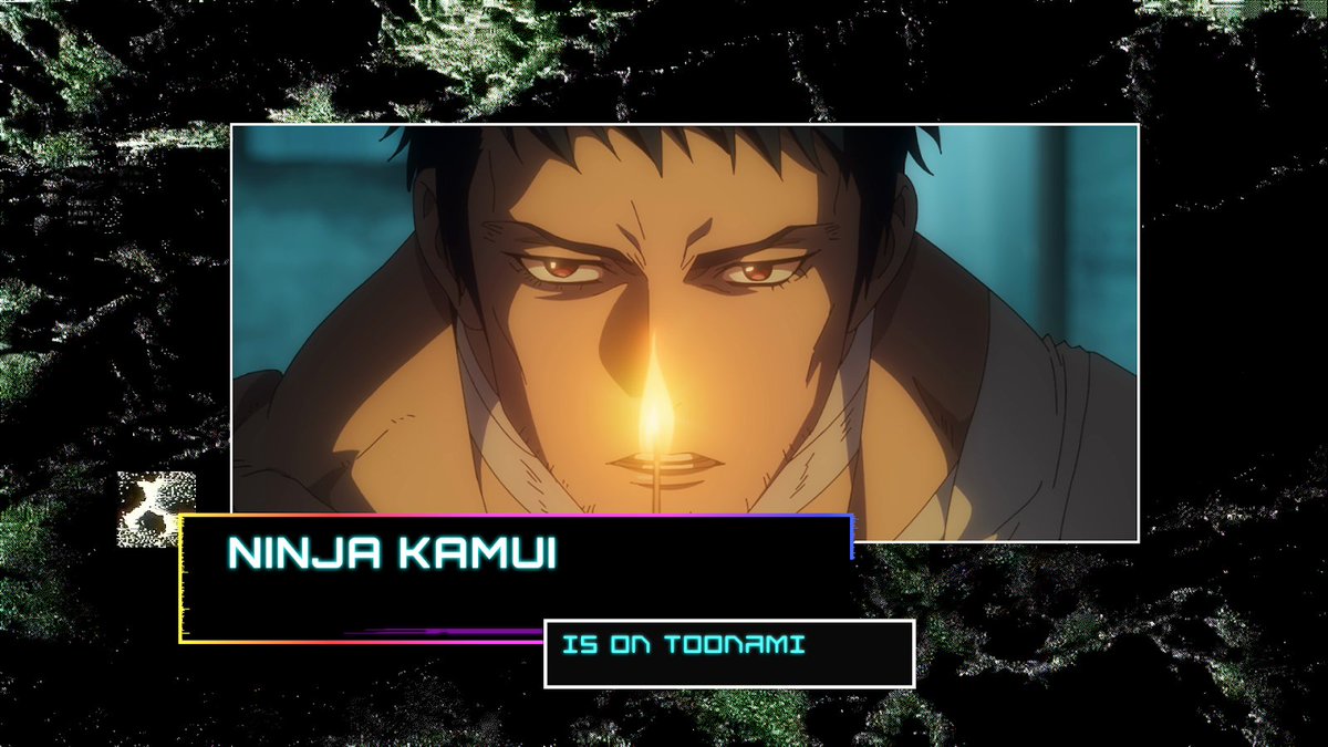 ToonamiNews's tweet image. Time to turn your clocks ahead and and watch #NinjaKamui right now on #Toonami!