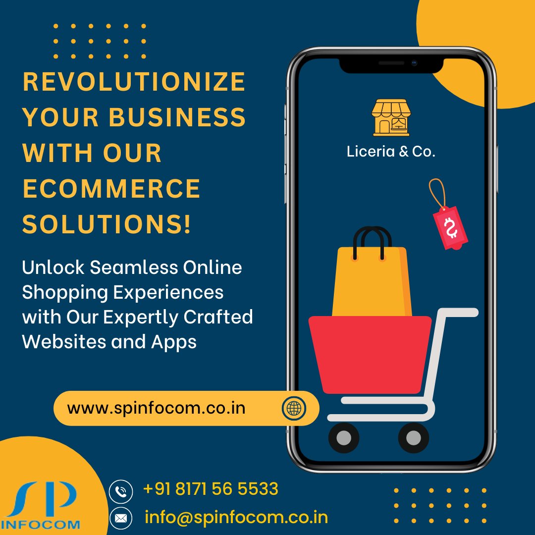 spinfocom's tweet photo. ๐Ready to take your business to the next level? Our team specializes in crafting custom eCommerce websites and apps tailored to your needs. ๐๐ผ
Let's turn your eCommerce dreams into reality! ๐ป๐ฑ #Ecommerce #DigitalTransformation #OnlineBusiness #spinfocom https://t.co/v9HDYWrWwo