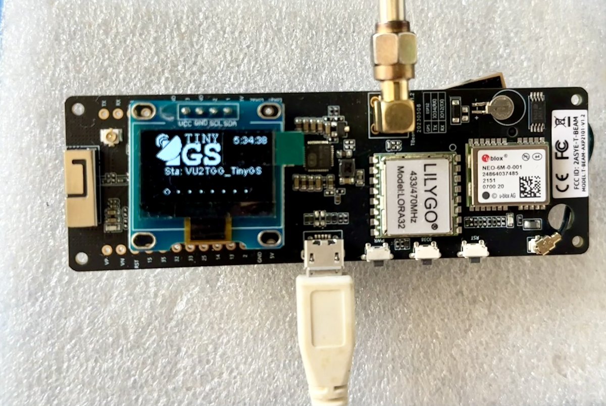 ajaykashikar's tweet image. Installed my LoRa TinyGS Satellite Earth station to receive and operate LoRa satellites, weather probes and other flying objects.  #lilygo #tinygs