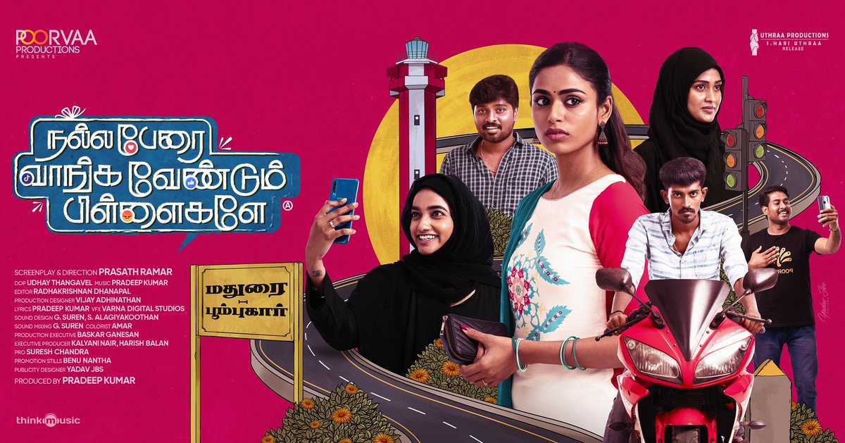 Dive into the captivating narrative of #NallaPeraiVaangaVendumPillaigale, a poignant road movie exploring the dynamics of modern love and relationships. Critics are enamored, and audiences are spellbound! Book your tickets now.