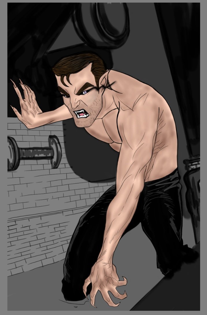 Is still in process... Update of this AU Vampire Max Payne fanart. Doing backgrounds more complex is still difficult for me but I'm trying my best. 🥺👉👈 🌹#MaxPayne #VampireMaxPayne #fanart #RemedyGames #WIP #AlexCasey #AlanWake #RemedyConnectedUniverse
