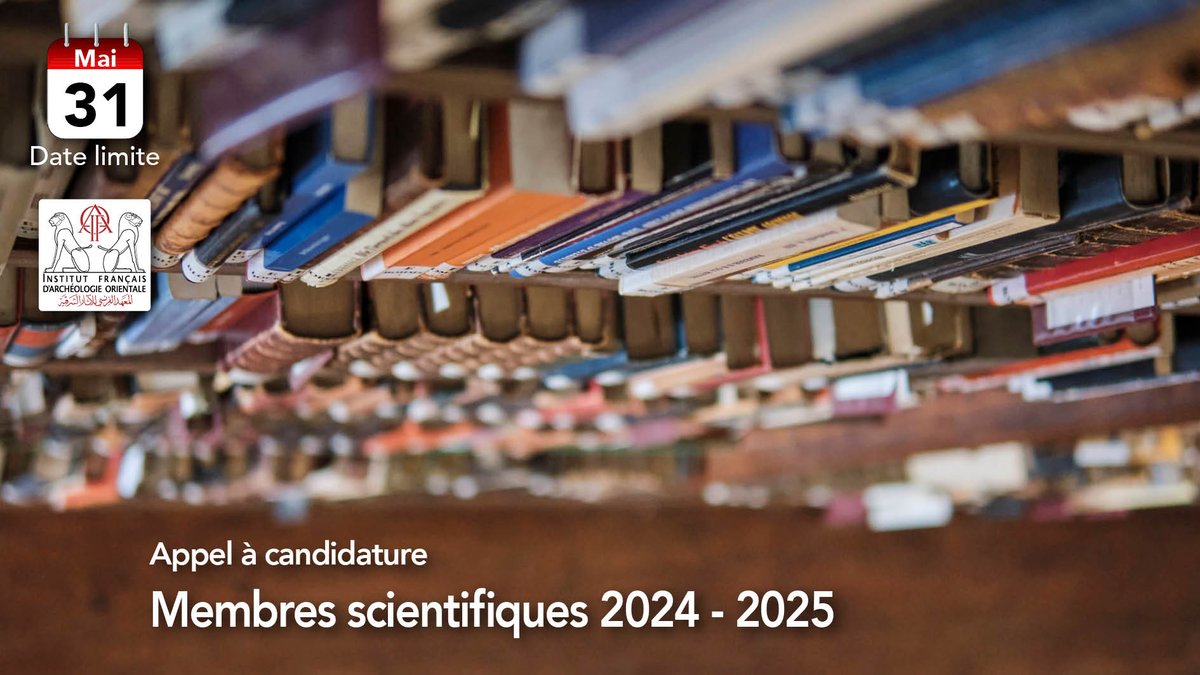 Ifao - Institut français d'archéologie orientale tweet media