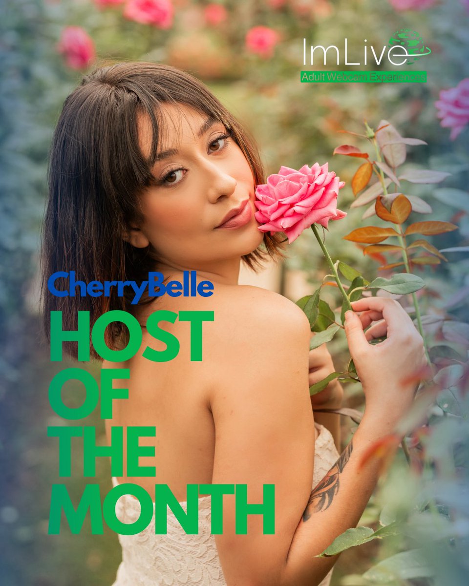 The beautiful CherryBelle as our covergirl for March 🍾 #covergirls #hostofthemonth #imliveonimlive