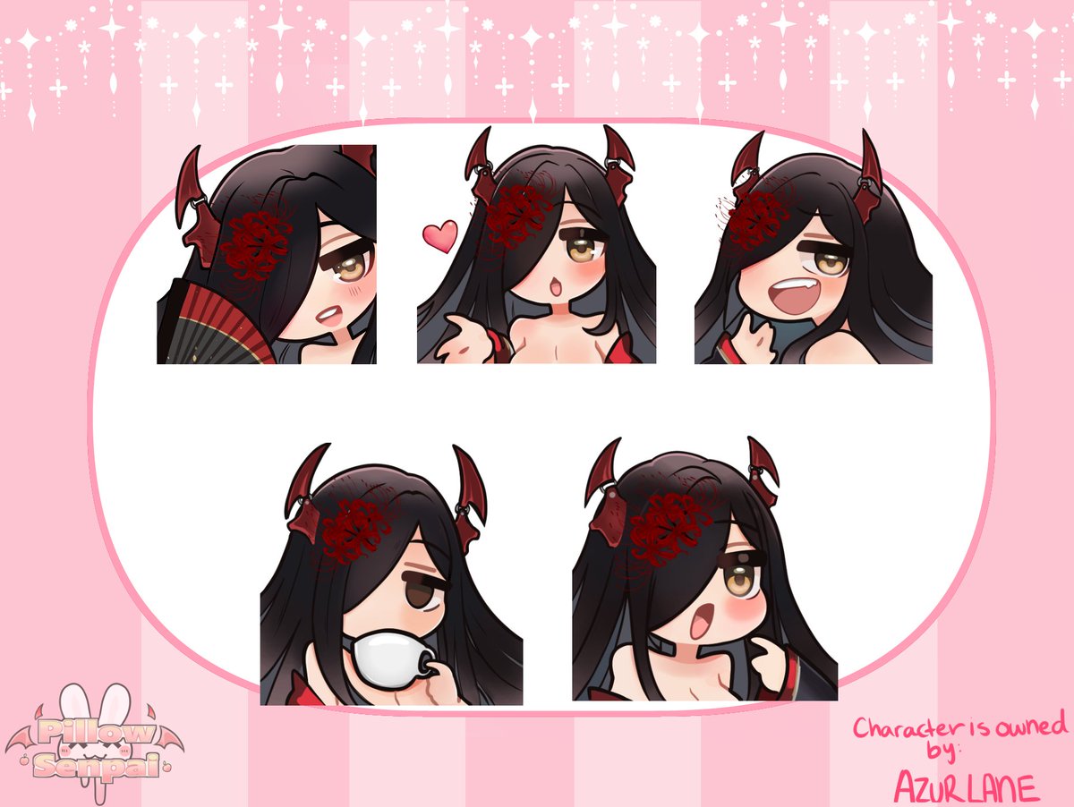 uuuuu...it was a long stream but I finished up 5 emotes that was requested.

thank you <a href="/reonufa/">✦ Reon Ufa🌙🐇 ケモノ</a> and <a href="/AgenderWonder_/">🦔leecarioaw.bsky.social🌟</a>  for raiding with so many peeps!! I love you both so much and will die for ya'll 😭💕🐰🦔💕

#Vtuber #AzurLane #TwitchStreamers