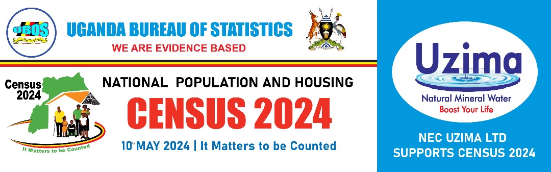 UBOS and NEC Uzima are collaborating in the co-branding of Uzima Natural Mineral Water with National Population and Housing Census messages to increase awareness among the population and hence build trust and confidence in the census exercise.
