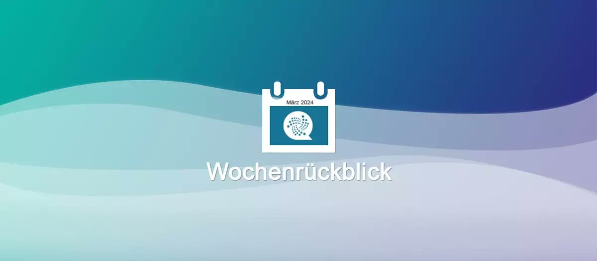 Iota_Talk_'s tweet photo. Guten Morgen #Tanglenauten!👨‍🚀Neue Woche,neue #News. Wir wünschen euch viel Spaß mit dem neuen #Wochenrückblick und einen entspannten Sonntag.☕

https://t.co/RrYvGAVuEe

#IOTA #IoT #Smartcity #Industry40 #lotaStrong $IOTA #blockchain #CryptoNews #DLT #Security #Crypto #BigData https://t.co/N8tVE1OcXY