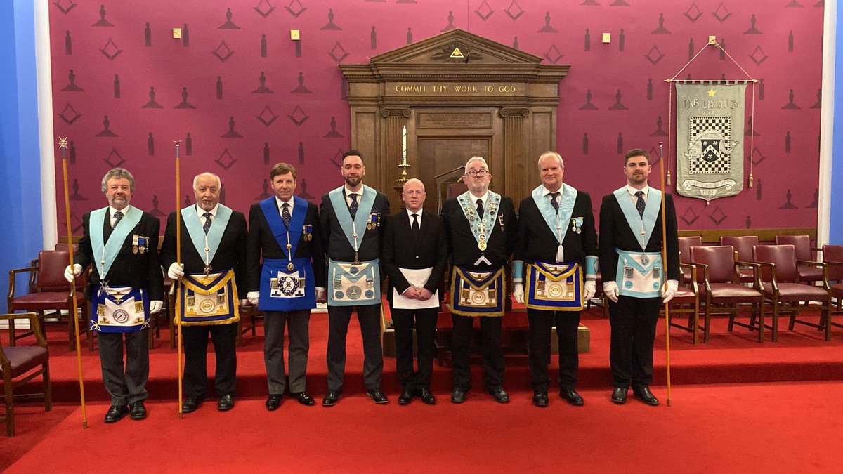 A Fantastic initiation last night at Delphis Lodge 7769 introducing Herefordshire’s newest member Brother Clive Jackson. <a href="/DGLBMason/">PGM for Herefordshire, MEGS, Glos & Herefords</a> <a href="/GrahamCKing1/">@GrahamCKing</a> <a href="/PGLHerefords/">Herefordshire Freemasons</a>