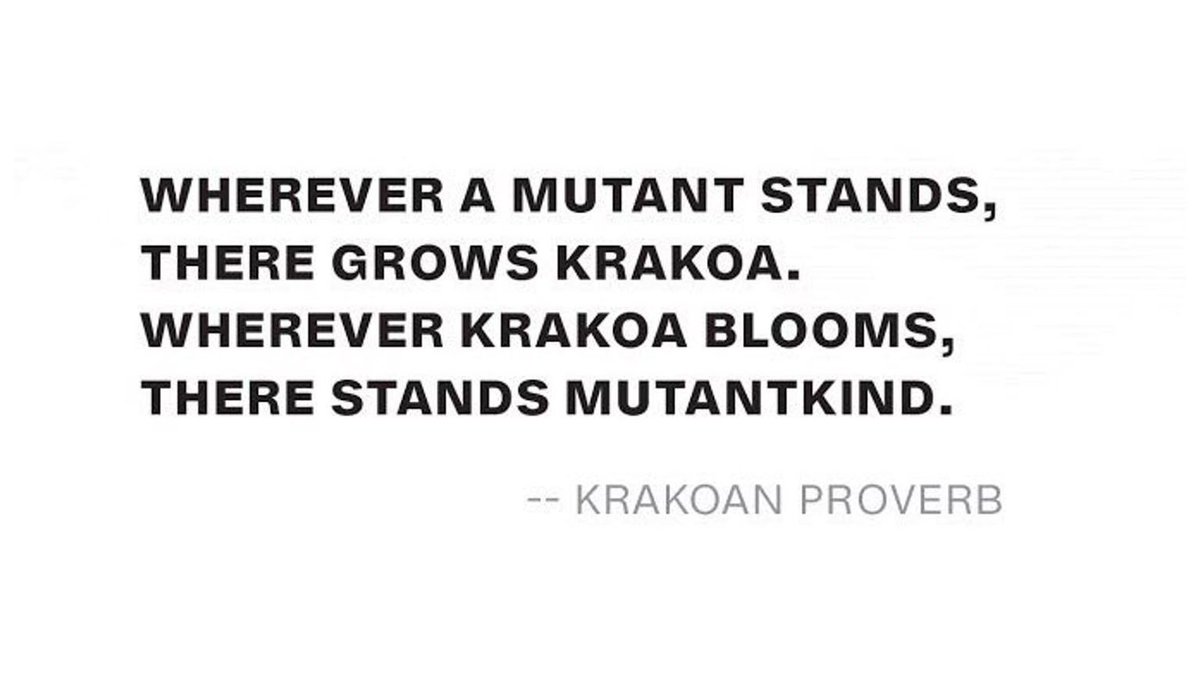 The Krakoa era of comics might be ending but Krakoa itself will never die. #XMen #KrakoanForever