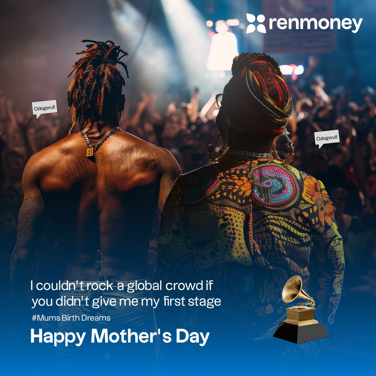Renmoney's tweet image. In honor of moms who made our dreams theirs, who celebrated us before the world ever got a chance to, who put themselves second so we could come first. 

The world shines brighter because you are in it.

Happy Mother’s Day! ❤️

#mothersday #womensmonth #mumsbirthdreams