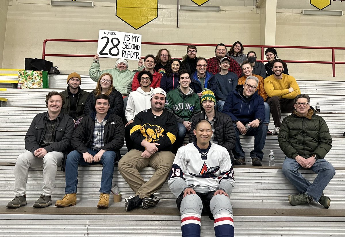 btangyWx's tweet photo. Thanks to all those @UAlbanyDAES for coming out and supporting my hockey team and GLSEN. It’s special being part of this academic family. Exciting 6-5 win in OT. https://t.co/2aMfxHB1gV