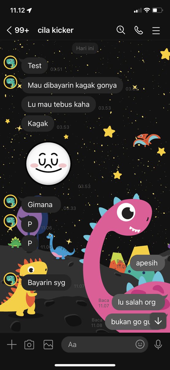 maestrv_kth's tweet photo. gue baru tau ada kicker tolol kayak gini
tandain nama nama disini yaa yg punya GO, tapi dia kicker tolol salah sasaran https://t.co/02EPCrXang