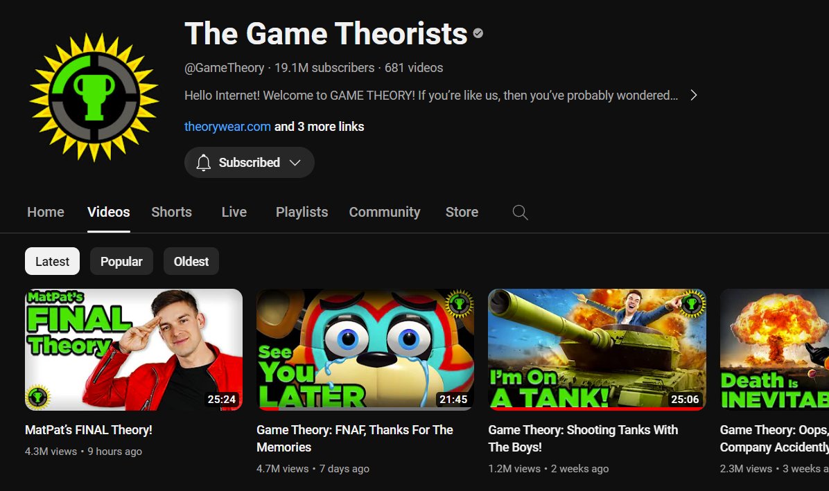 JayLxfer's tweet photo. Goodbye Matpat, we will miss you...🥹❤️#Matpat #goodbyematpat https://t.co/7E0EYmDWdl