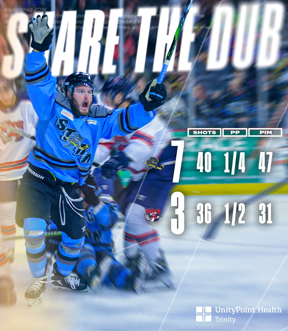 QuadCityStorm's tweet photo. THAT'S ANOTHER QWWWWWWWAD CITY STORM SWWWWWWWEEP‼️🧹

YOU KNOW WHAT WE NEED YOU TO DO...

🗣SHARE THE DUB

#FreezeWarning https://t.co/1BXFKHTY48