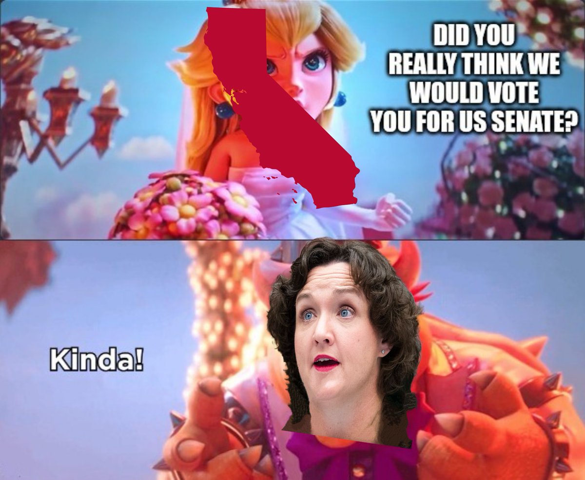 RPP_TheReal's tweet photo. The US Senate election in California in a nutshell. #KatiePorter #USsenate #CaliforniaPrimary #RedPandaPolitics https://t.co/f5J6VZTELT