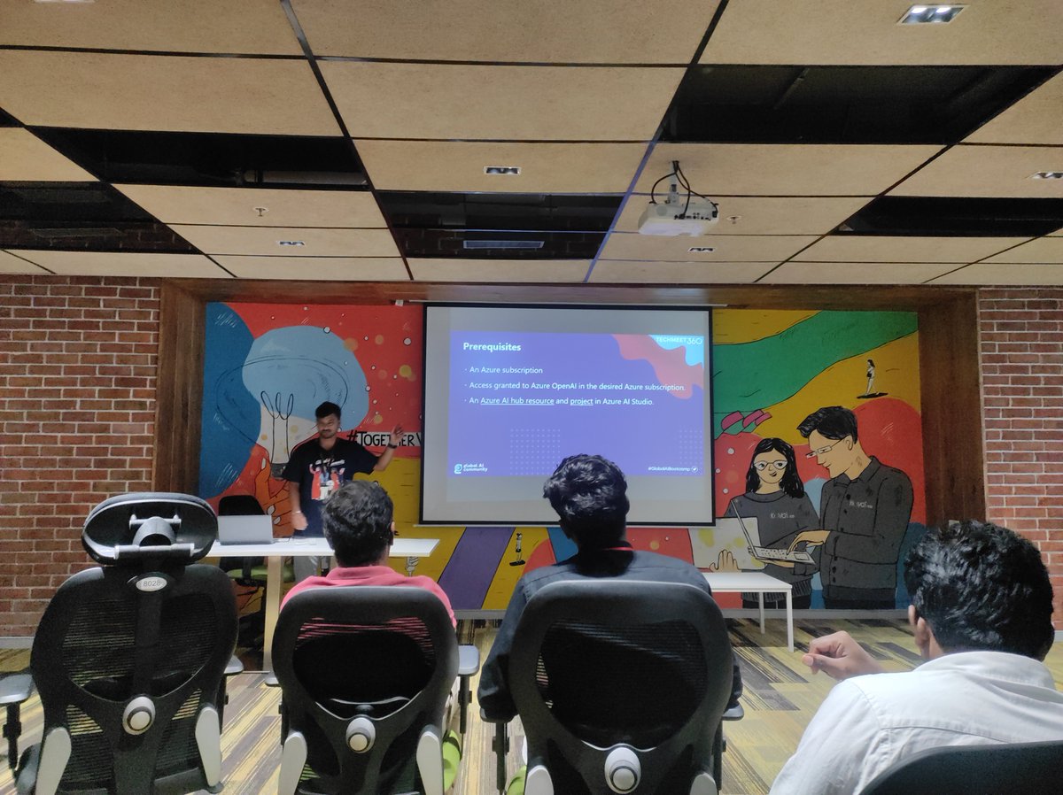 At today's (03-10-2024) Global AI summit conducted by TechMeet360, as a newbie to AI technology, I had the opportunity to learn from my peers, AI enthusiasts, and MVPs. Here are the sessions from the meetup:
#Azure
#OpenAI
#DotNet8
#GlobalAIBootcamp 
#Globalaicommunity
#AI