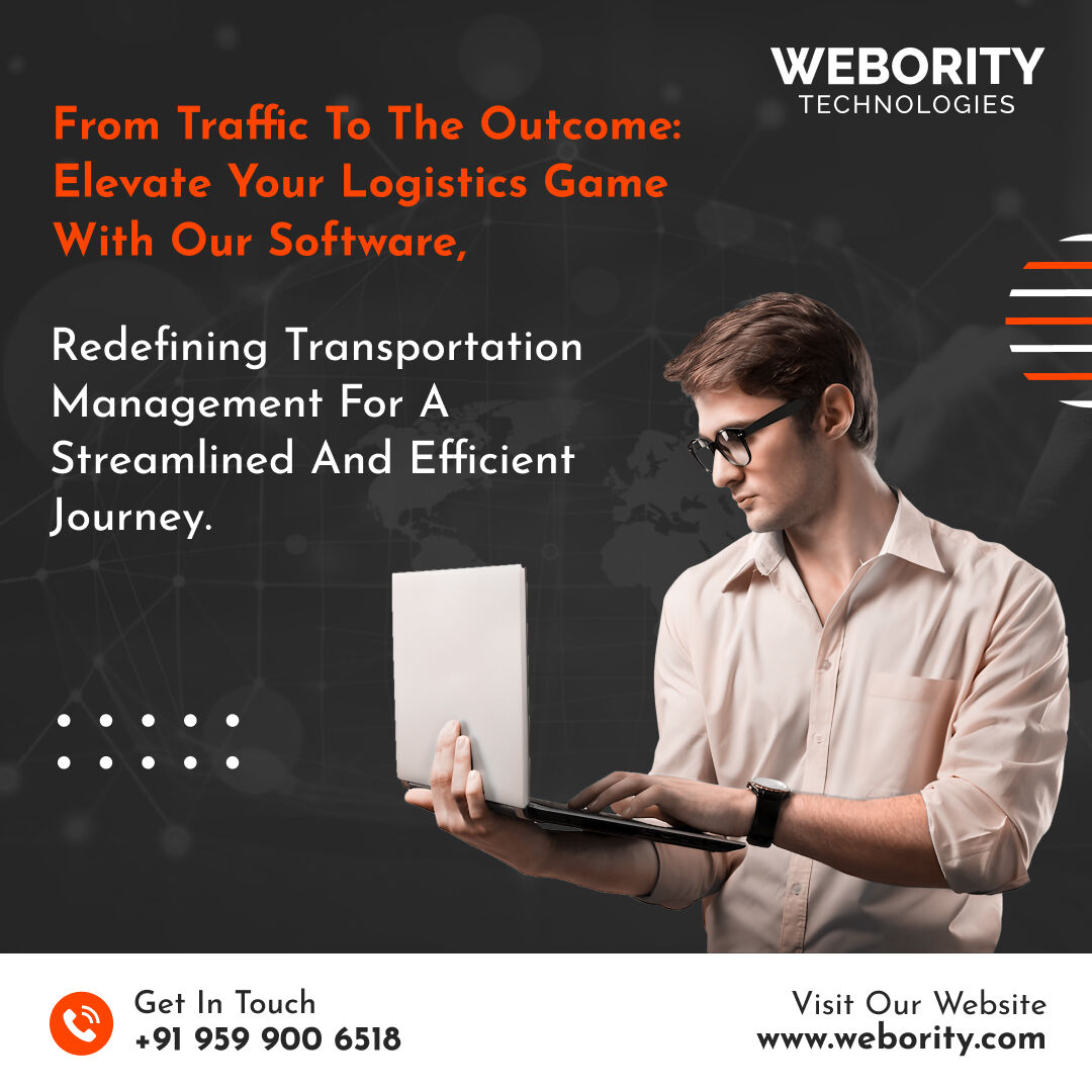 webority's tweet image. Revolutionize transportation with our software—optimize routes, track in real-time, and adapt dynamically. Gain visibility, make informed decisions, and conquer traffic challenges. 

Contact us for streamlined transportation management! 

#TransportationSoftware #Logistics #AI