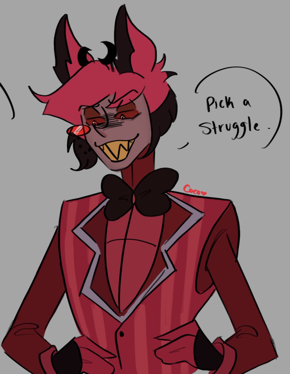 Cocobun_s's tweet photo. Radio apple in a nutshell #HazbinHotel #HazbinHotelFanart #RADIOAPPLE https://t.co/IJc0BjPAeh
