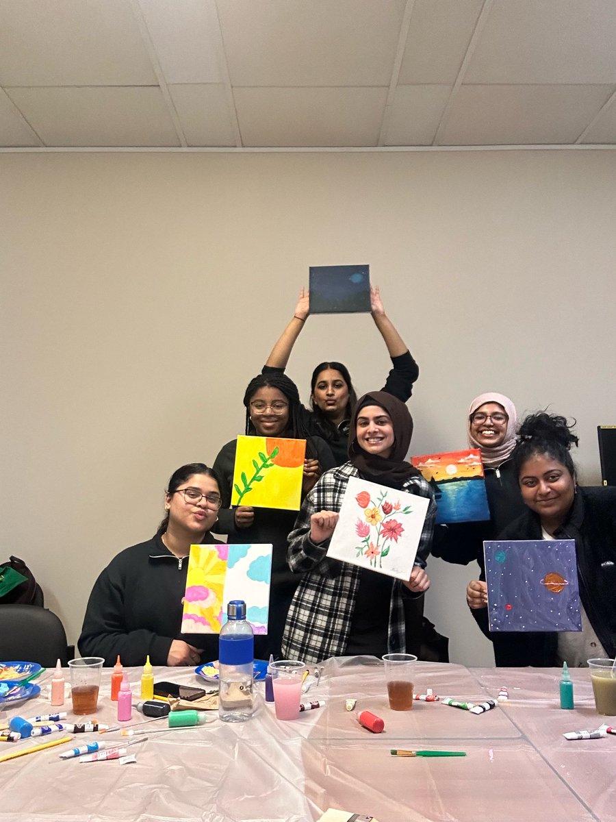 MPHMcMaster's tweet photo. The "paint night" event was a success! 😍 Stay tuned, we are already planning for our next events and cannot wait to share them with you! https://t.co/QV6oFskMpX