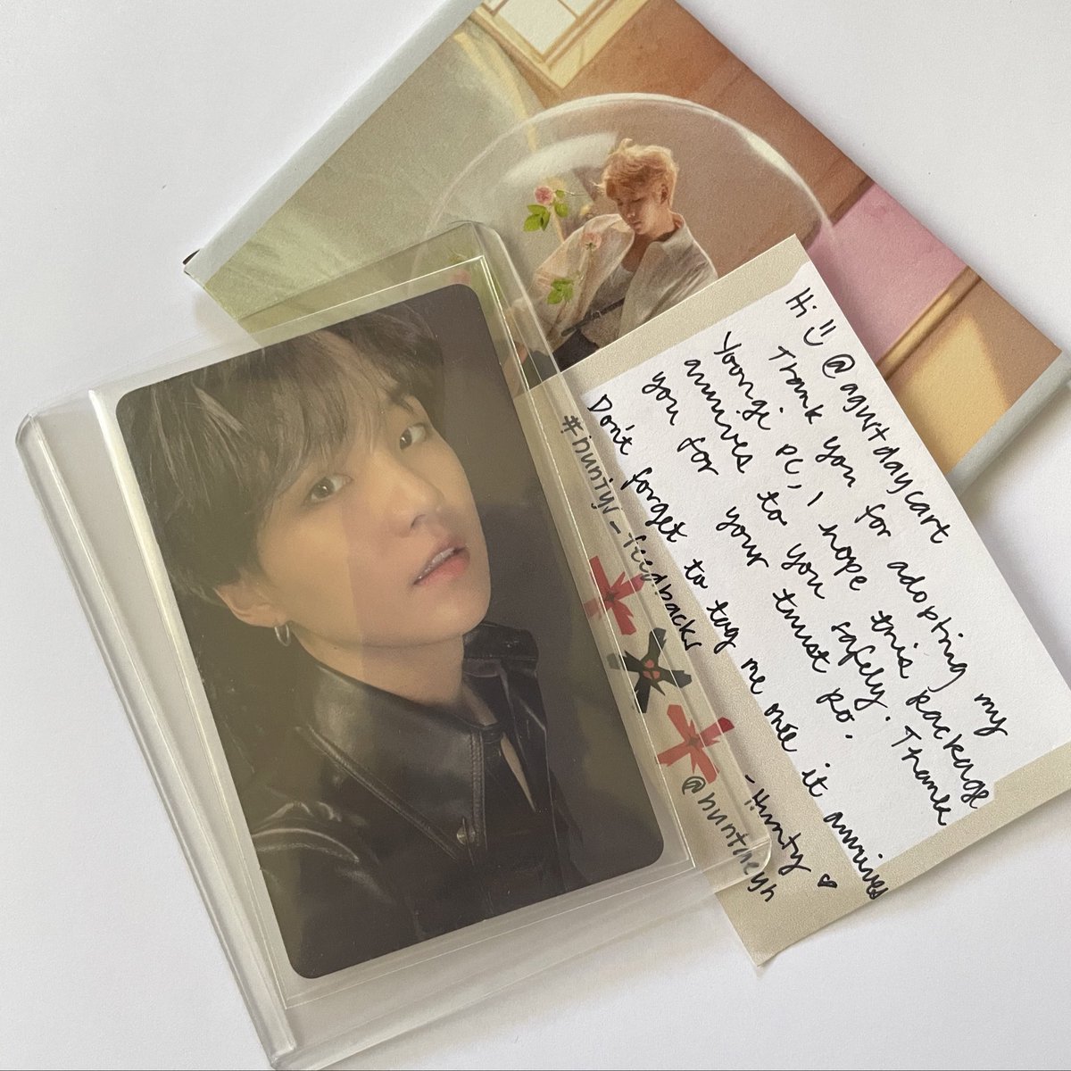 agustdaycart's tweet photo. ✮⋆˙ #agustdaymails ⋆˚🐾˖°
Hi @huntaeyh~ thank youuu so much!!! yoongi arrived today safely!
ฅᨐฅ #huntys_feedbacks https://t.co/fZxBdutYCx