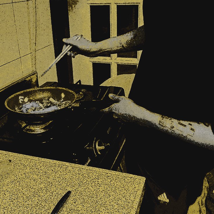 ㅤㅤㅤㅤ
٠ ☀︎︎ ·-— Ele me fez cozinhar. . .
ㅤㅤ