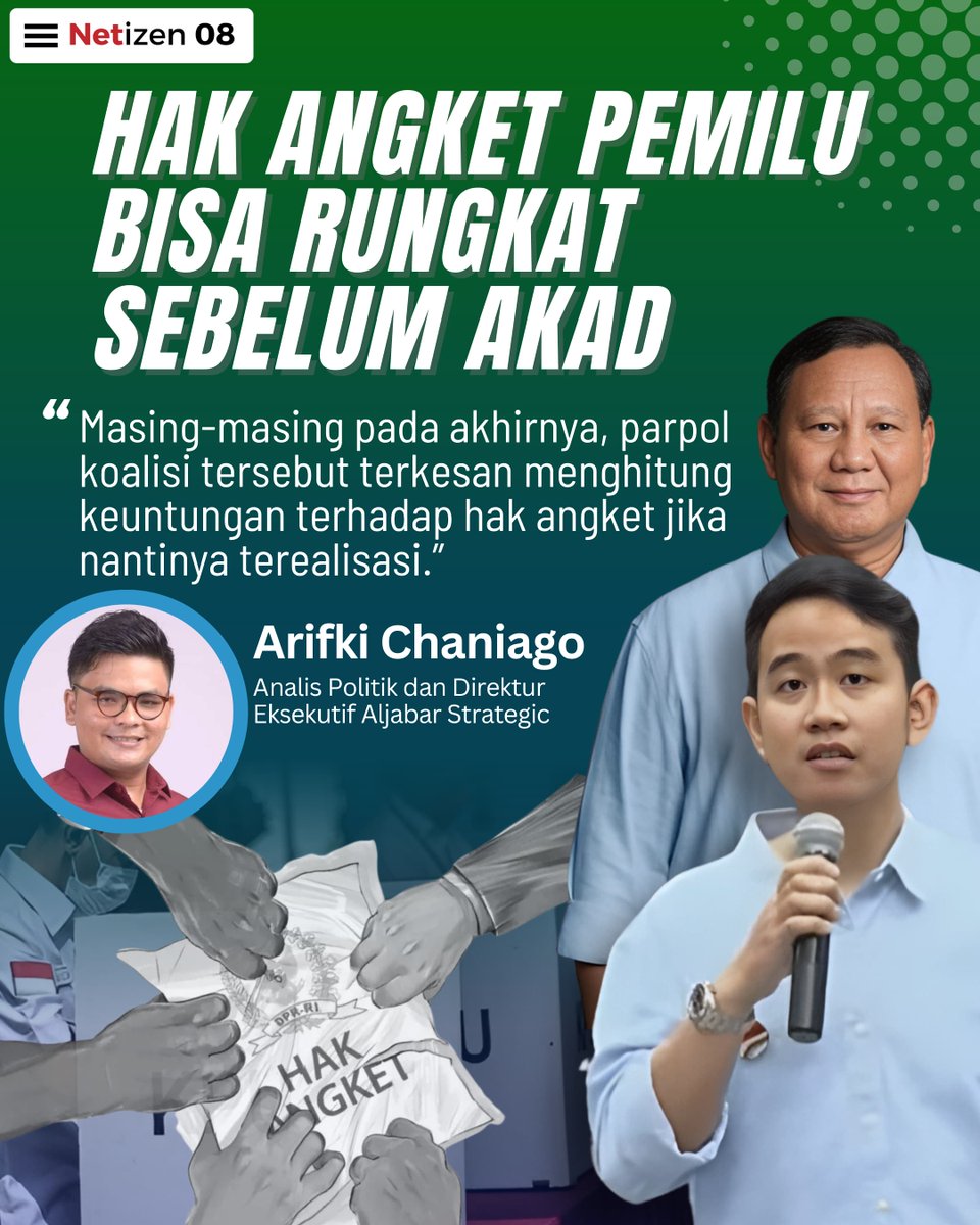 sudah benar kita ramai-ramai Tolak Hak Angket, toh bisa rungkat itu sebelum akad. 
<a href="/ILCTalkshow/">Indonesia Lawyers Club</a>