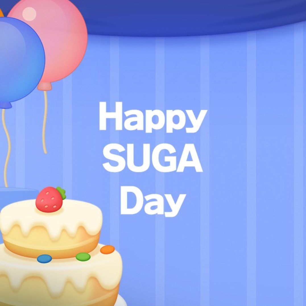 Feliz cumpleaños a Yoongi, ya son 31 años y dios mío... cómo pasa el tiempo 😭 #HappyBirthdaySUGA
#HappySUGADay
#SDLourBirthdayBoy
#OurLotusFlowerSUGA
#31stSpringwithSUGA
#UntilTheLastForSUGA
#LongLiveKingAgustD
#WithSUGAFromTheDistance #슈가 #SUGA #아미의자랑슈가 #벌써보고싶