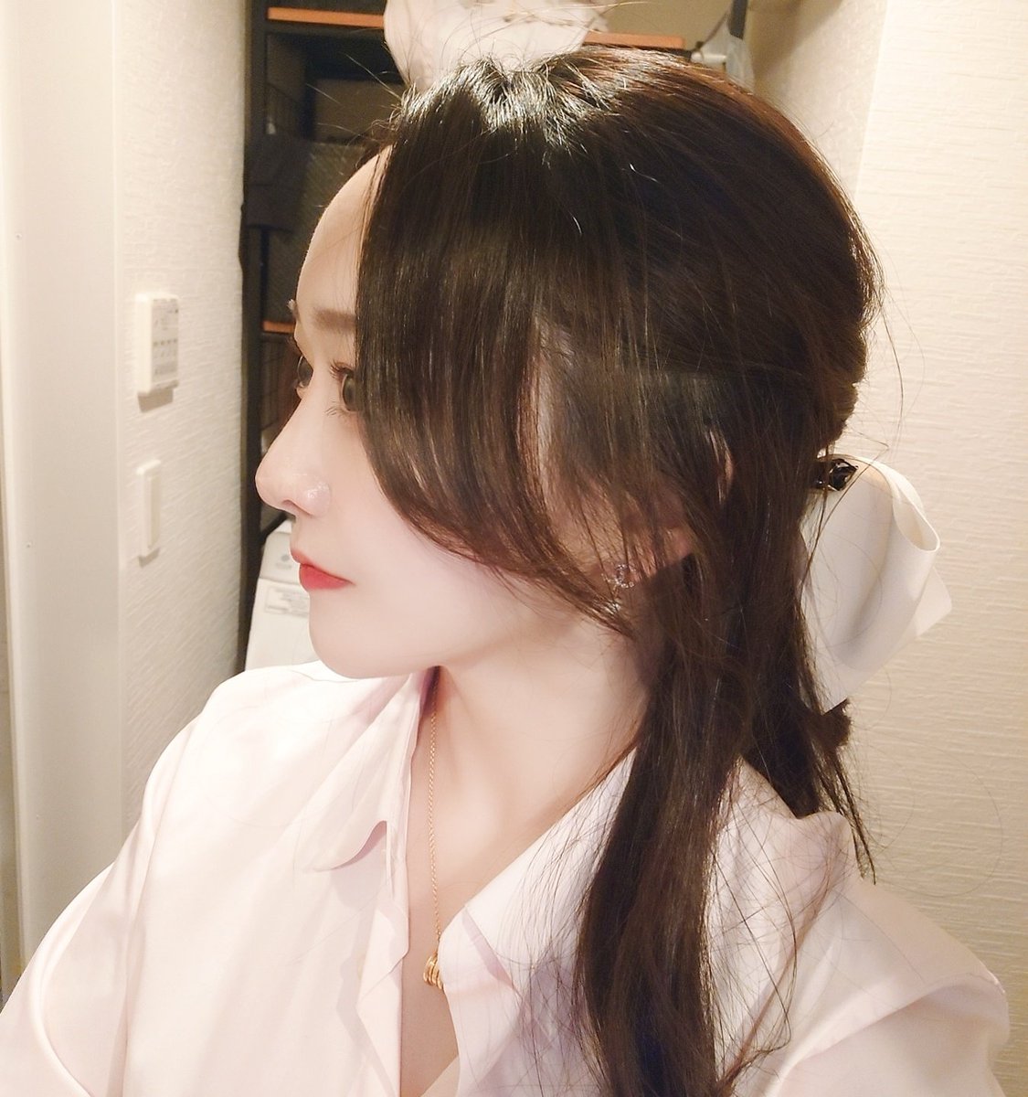 testuser_000's tweet image. まだ程遠いけど
横顔だいぶマシになった😭😭