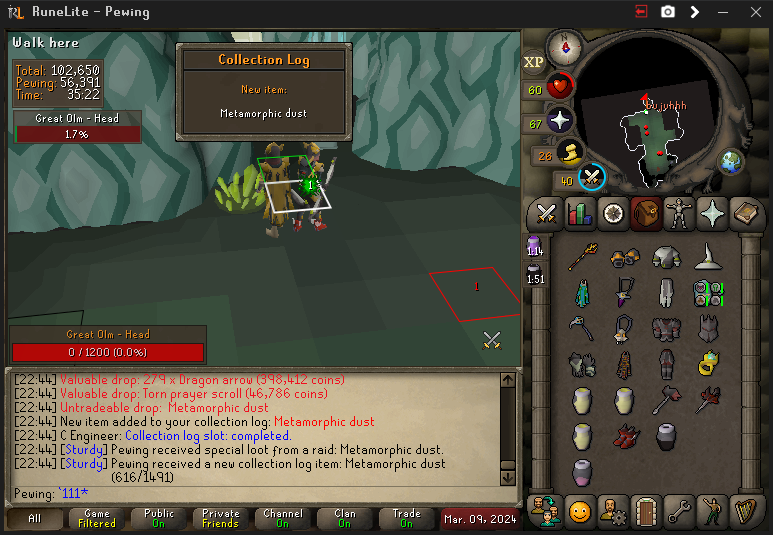 Pewing_'s tweet image. 293 cms pog