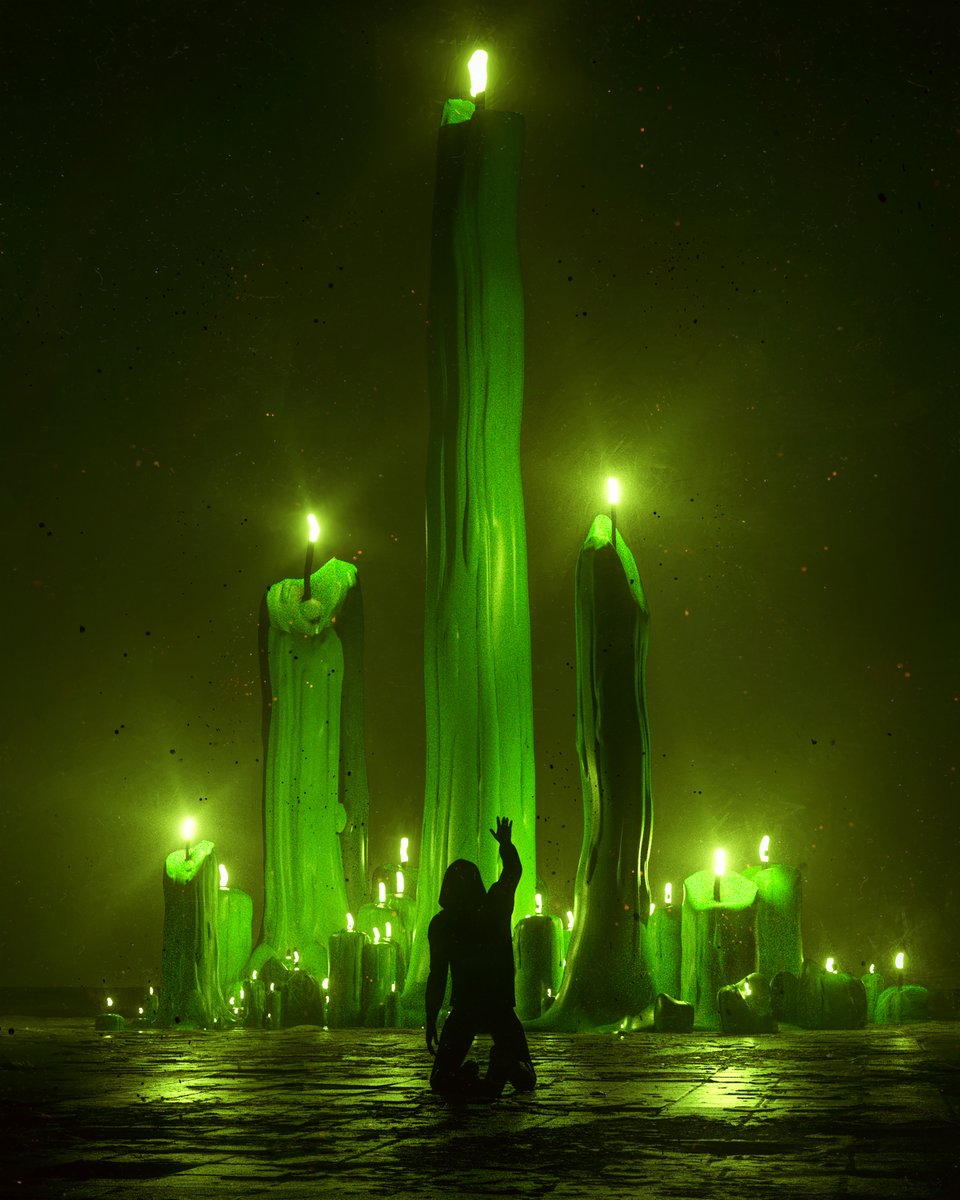 GREEN CANDLES