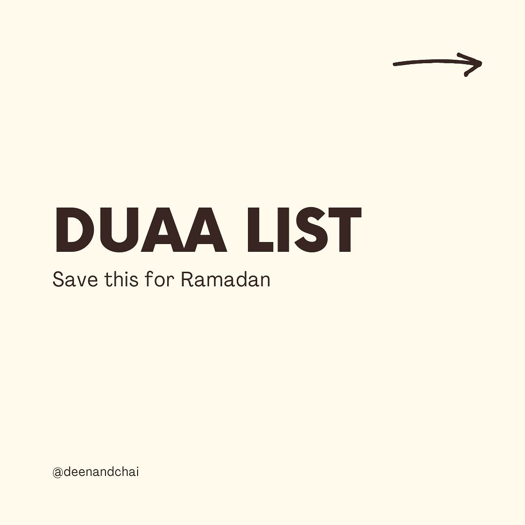 ▪︎》Du'aas List...Save This For Ramaḍān. 🌙

▪︎》Thread🧵