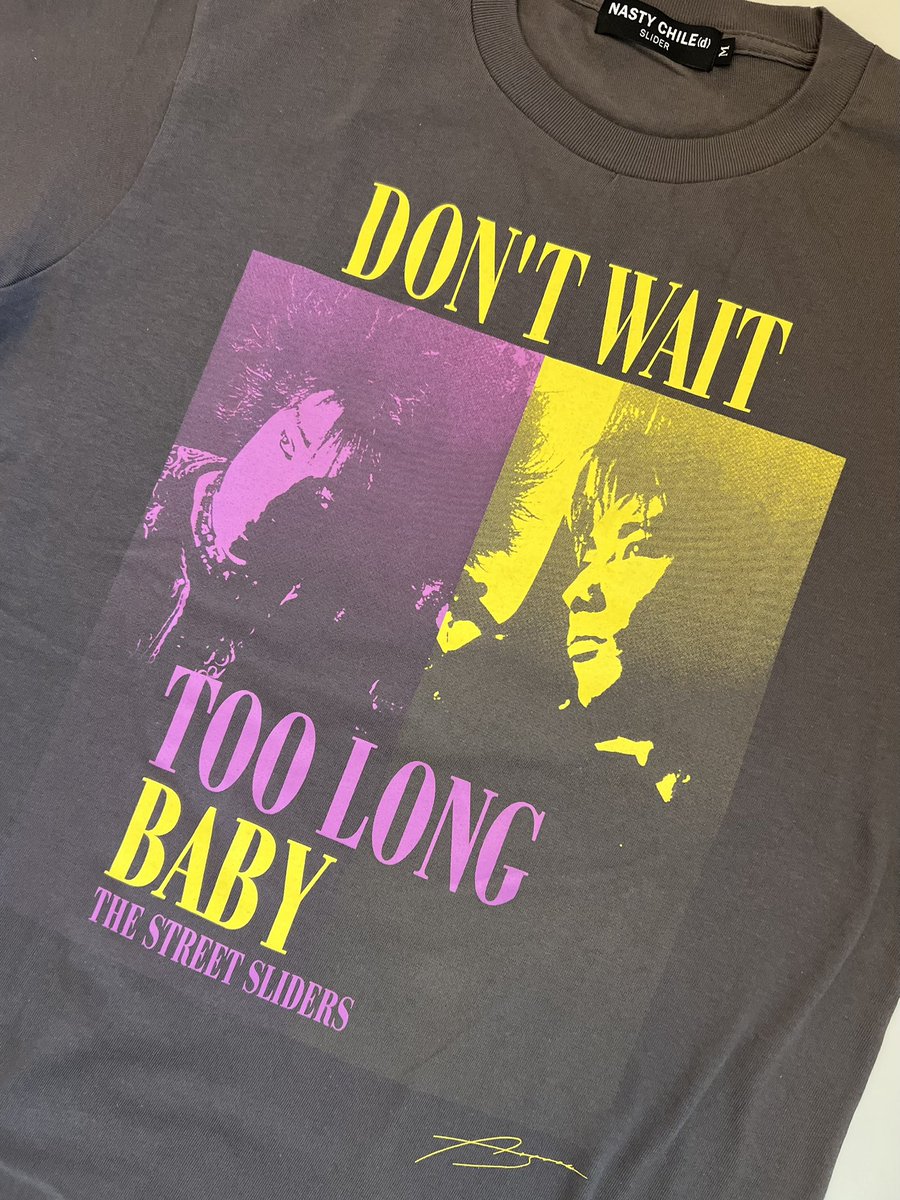 #TheStreetSliders
40th Anniversary Final
THE STREET SLIDERS
「Thank You!」

本日
3月10日(日曜日)は福岡サンパレスホール!

ただ今 チケットをお持ちでない方でも
会場で先行販売グッズをお買い求めいただけます
#スライダーズ
今回わたしのTシャツは2型で4色ございます 
