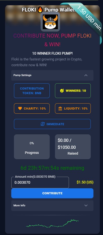 Crypto_Kamii's tweet photo. 🚨🔥 FLOKI WARIORS UNITE! 🔥🚨

To celebrate the incredible success of FLOKI 💹💹

The @PumpWalletTeam is going to #GiveAway 
100 USD in #FLOKI to 10 lucky winners💥

To Enter:
1️⃣ Contribute (just $1.50) to the FLOKI Crowdfund Pump depicted below👇
2️⃣ ♥, follow me & @PumpWalletTeam, 🔔
3️⃣ Comment "#PumpWallet FLOKI Pump!"
4️⃣ Join Telegram & say Hi 👋: https://t.co/jO1ZE01jQy
5️⃣ Make sure you post your contribution transaction hash or vid in the comments! 

But how do I contribute?
(just follow the steps in this vid:  https://t.co/uswNPomUbQ)
✅Winners Announced tonight!

#Binance    #Bitcoin    #USDT #EmpowerCrypto  #Crypto #USDT @MarioNawfal @AMAZlNGNATURE @babydoge @AMAZlNGNATURE @Ashcryptoreal @bull_bnb @Human101Nature @binance @CoinMarketCap @CryptoEmdarks @historyinmemes @Human101Nature @_Crypto_Barbie @Bitcoin @TheFigen_ @RealFlokiInu @pixellocations_ @buitengebieden @historyinmemes @shouldhaveanima @Catshealdeprsn @gunsnrosesgirl3 @curiosityonx @Rainmaker1973 @wonderofscience @espn @MrBeast @rovercrc @BullCrypto @EvanLuthra @MrBeast @Lawrence_JM @Twitch @BleacherReport @pixels_online @BleacherReport @etnow @MonstersCoins