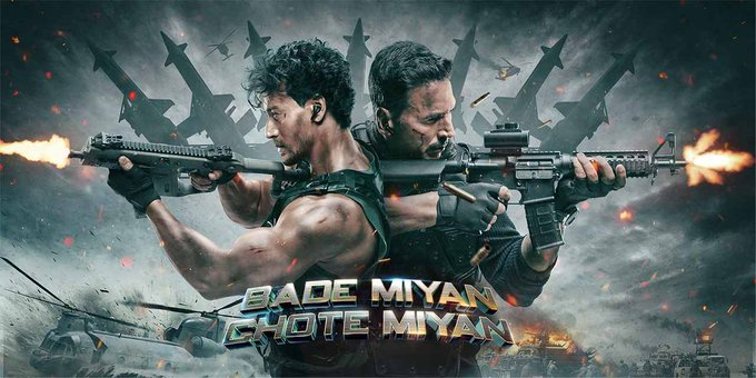 Exciting updates from the world of cinema! 🎬🌟 The anticipation for #BadeMiyanChoteMiyan continues to soar with a staggering 34.1k BMS interests, showing a rise of 300 in the last 24 hours! 🚀 Don't miss the Eid 2024 release starring #AkshayKumar and #TigerShroff! 🔥🎥