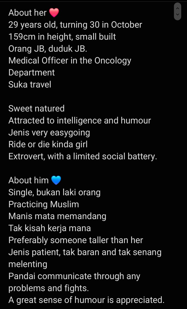 nzranasr's tweet photo. Salam @TwtJodohMY, looking for someone for my colleague, Ain. She's looking to settle down with a nice, understanding man. Anyone who is interested, you can message her on IG @/ainn.chan

She really is the best ❤️ Hope someone out there can make her happy 🥺 https://t.co/51tirLnLN5