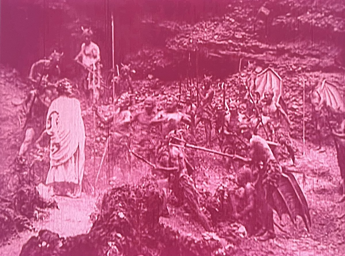 inherentcharlie's tweet photo. The new @terror_vision restoration of ‘Dante’s Inferno’ is wild. Every visual is pretty much the most haunting and eerie thing I’ve ever seen! https://t.co/saw7NOQNbT