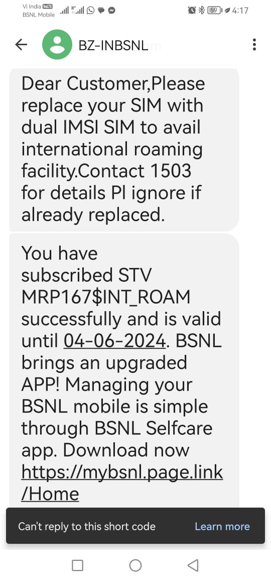 ankurphysio's tweet photo. @PiyushGoyal @CMDBSNL @sjaishankaroffc
@DrSJaishanker

Stuck in oman with no singals. I connected BSNL support from oman but no resolution. My mobile number is +919827565536. Oman number is +96899858946
महोदय इस नंबर के बिना 4 माह विदेश में रहना मुश्किल हो जाएगा, कृपया सहयोग करें https://t.co/MLAmHy79Et
