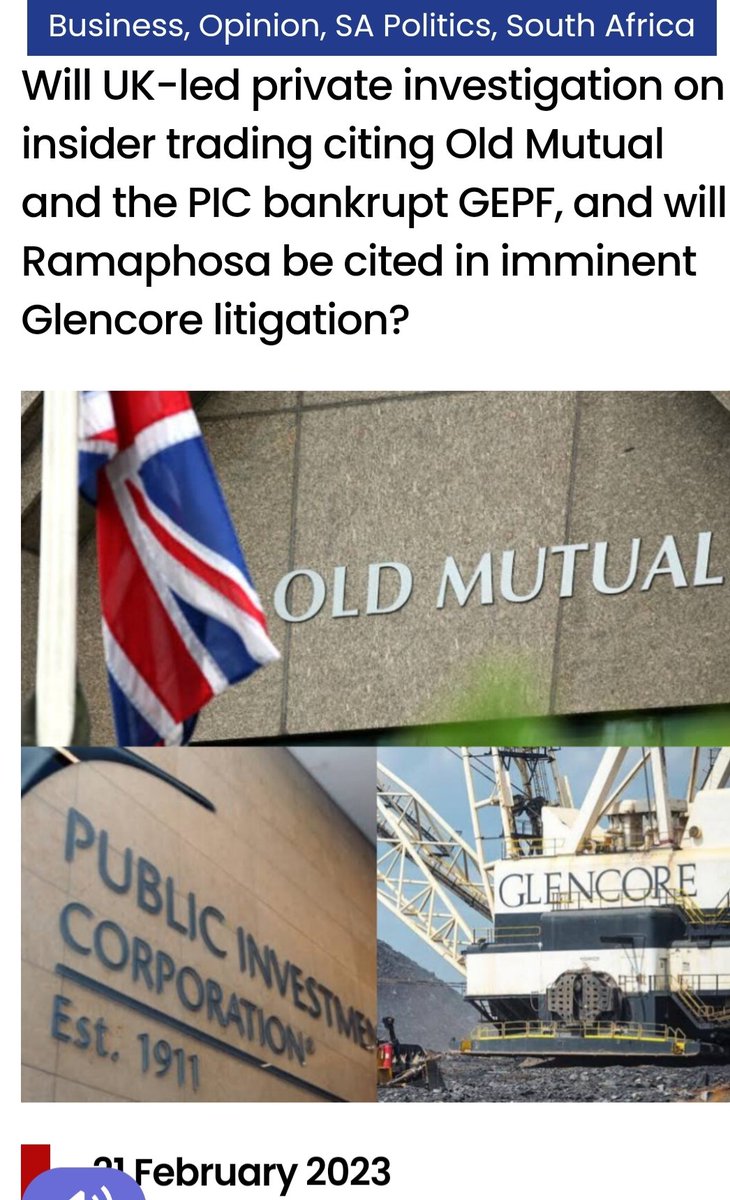 Old Mutual is a corporate monolith that can only be reformed by a willing government. The PIC uses  Government Employees Pension Fund to grease Old Mutual making it the biggest institutional shareholder.  It does not help that the likes of Frans Baleni are directors at PIC while